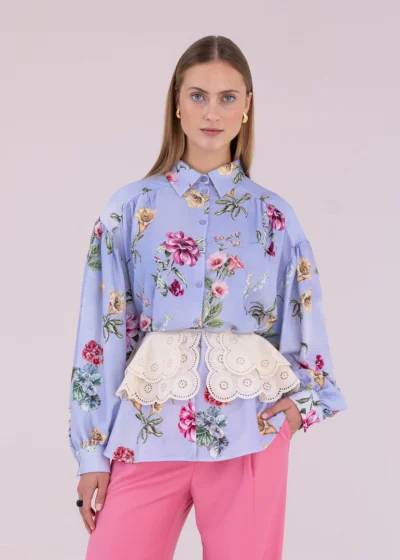 PIRYT shirt with flowers
