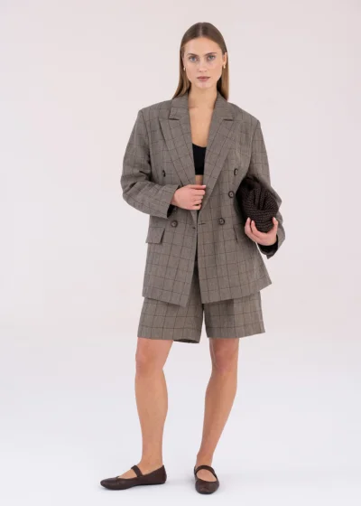 CLEO checkered jacket