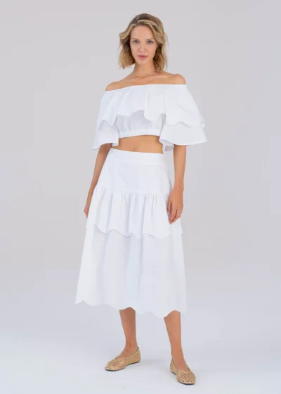  PUEBLA midi skirt