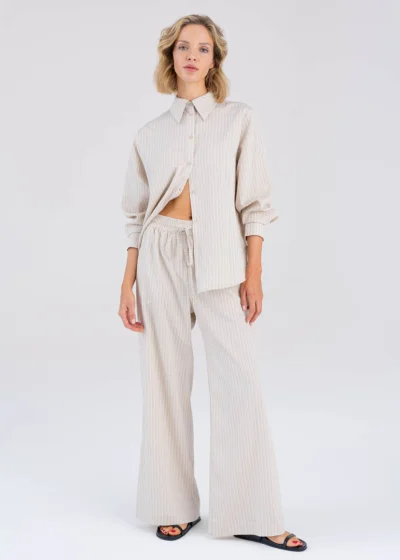  CAPRICE trousers striped beige