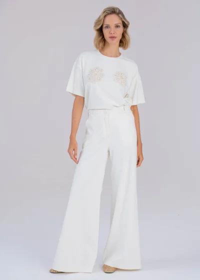  SIERRA ecru trousers