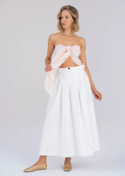 ANISE ecru skirt
