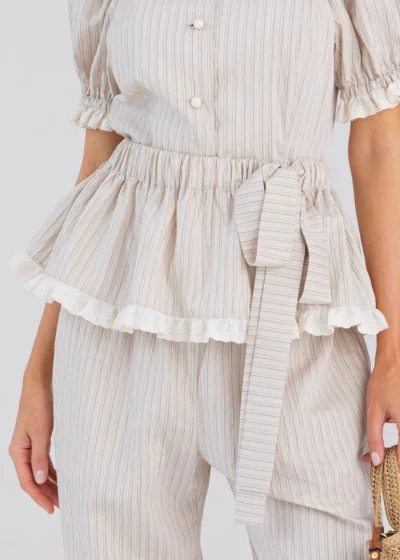  LEYLA striped basque
