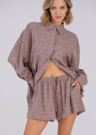 TALO plaid shorts