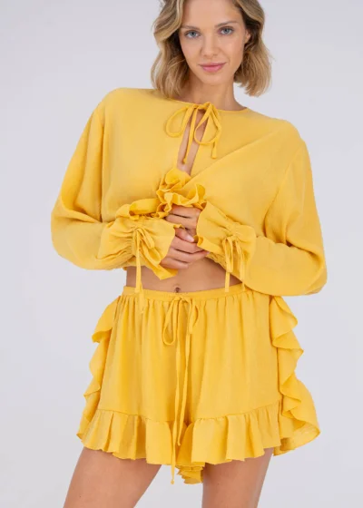  POPPY shorts yellow