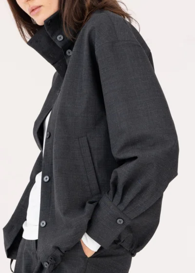  MANUELA graphite bomber jacket 