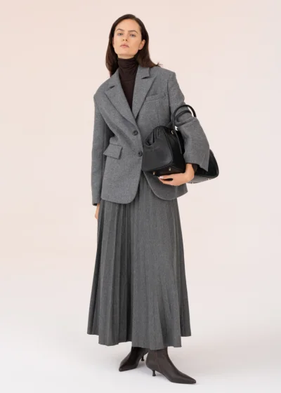 SOLEA gray melange blazer