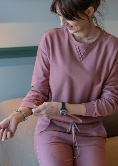 Bluza ABRANTES szminkowy róż