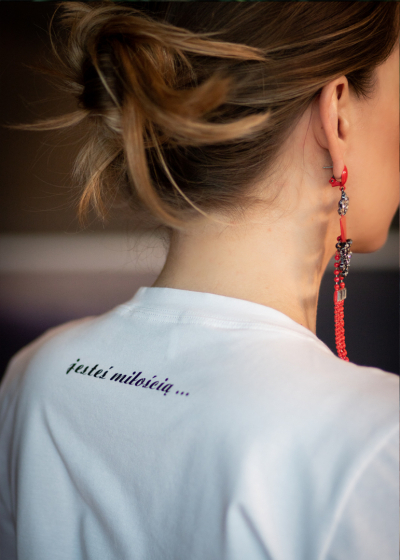 T-shirt HARADH biały